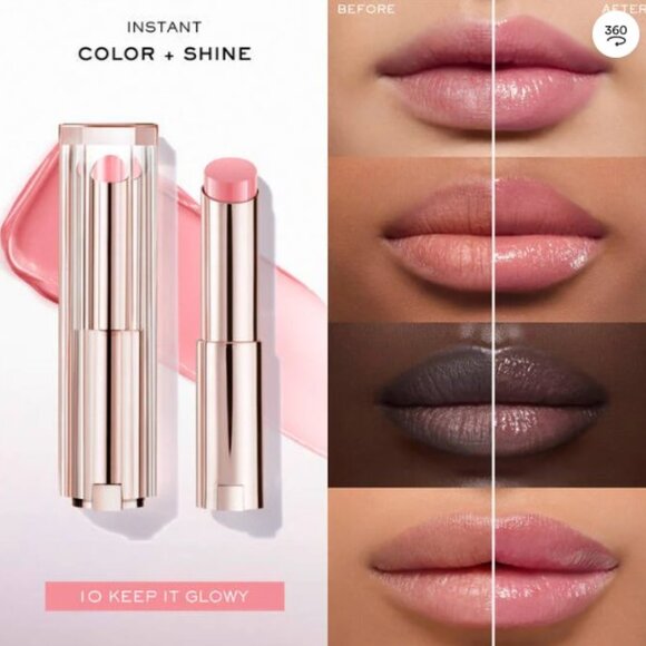 NWT Lancôme Lip Idôle Squalane-12 Butterglow™ Hydrating Lip Balm (Keep It Glowy) - Picture 3 of 10